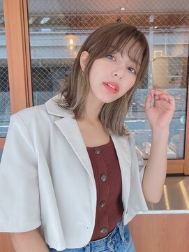 ルービック 梅田茶屋町(Rubik) セクションカラー/イヤリングカラー/外ハネボブ