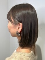 アルフレッド 桜本町店(alfRed) イヤリングカラー×ボブスタイル