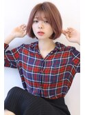 オリーブカラーハイライトカラー小顔くすみカラーくびれショート