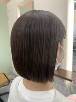 エイム ヘアメイク 横川店(eim HAIR MAKE) 切りっぱ×丸みボブ