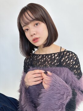ルービック 豊中(Rubik's) 前髪ありの小顔ボブ/髪質改善前髪カット