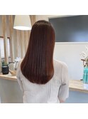 ナチュラルストレート×ふんわりストレート