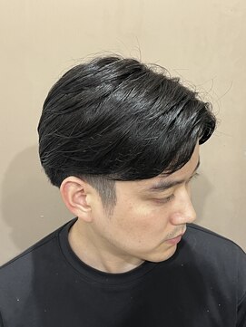 ヒロギンザ 新橋日比谷口店(HIRO GINZA) 七三分けナチュラルスタイル