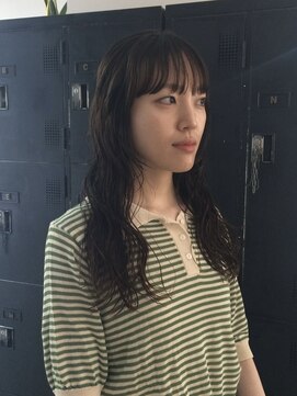 ヘアーアイストゥーレ(HAIR ICI TRE) ニュアンスパーマ　ロングパーマ　担当東川内遥
