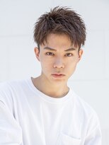 【小久保style】ベリーショートニュアンスパーマグレーベージュ