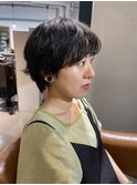 レディースショートパーマ