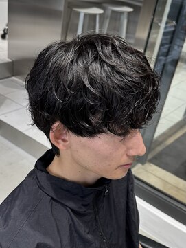 レタッチ バイ フィフス 天神大名(RETOUCH by fifth) シャドウパーマ波巻きスパイラルパーマニュアンスパーマメンズ