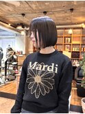 切りっぱなしボブ