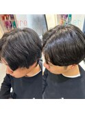 自然な仕上がり!メンズ縮毛矯正