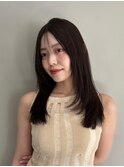 暗めカラー/韓国風巻き/レイヤーカット/髪質改善/縮毛矯正/銀座