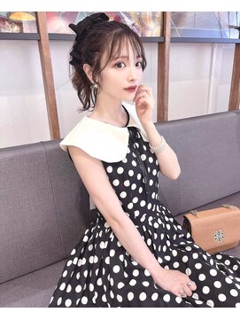 ジーナ 名駅(XENA.) ラベンダーミルクティー/韓国風ヘアセット/姫カットレイヤー★49