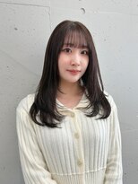 シーク 天神(SEEK)&nbsp;松尾菫菜/レイヤーカット/オリーブベージュ/韓国ヘア