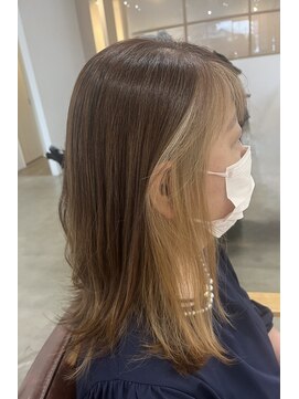 ラメル(RAMEL) 白髪率90%のお客様+フレーミングカラー