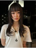 13939黒髪オリーブグレージュ髪質改善ストレート暗髪レイヤー