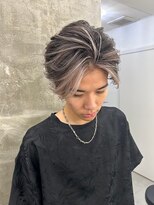 キング 楠葉店(K!ng)&nbsp;波巻きツイストスパイラルパーマ/フェザーパーマ/眉毛/メンズ