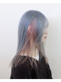 インナーカラー#ブルー#ピンク#レイヤーカット#豊橋#豊川#田原