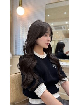 ジーナ 博多筑紫口(Zina) 【髪質改善】透明感ダークモカグレージュ