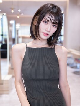 ケアリー プレナ海浜幕張(Carelly) 髪質改善/デザインカラー/レイヤーカット/オリーブベージュ