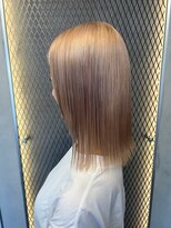 スリーバイベルベット(THREE...by velvet)&nbsp;ブロンドベージュ♪ブリーチカラー#髪質改善#オージュア