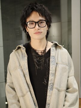 ピンパーマ　スパイキーショート　メンズパーマ