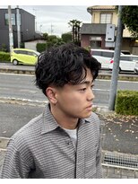 ラテ(LATTE)&nbsp;サーフカール×テーパーフェード