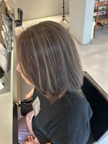アンプヘアー 桂店(unpeu hair) 白髪ぼかしハイライト