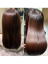 ゴカンムード(Gokan mood)&nbsp;髪質改善縮毛矯正ハイライトダブルカラーショートカット30代40代