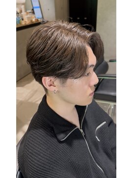 ミルクティーブラウンセンターパート