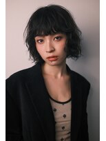 アデプト 金町店(adept)&nbsp;抜け感たっぷり＊くせ毛風ニュアンスボブ