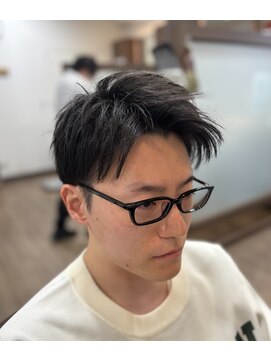 ケースタイルヘアスタジオ  虎ノ門店(K-STYLE HAIR STUDIO) ツーブロック束感ショート<理容室>虎ノ門