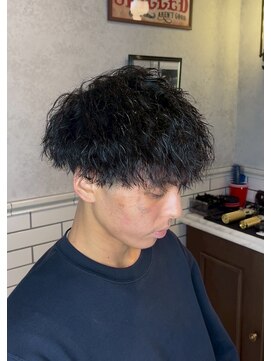 バーバーブロス 長堀店(BARBER BROS) 【BarBerBROS】ツイストスパイラルパーマ　特殊パーマ