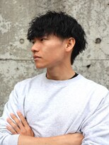 ハニー(HONEY) 縦落ちツイスパ/ツイストスパイラルパーマ/岡崎メンズパーマ