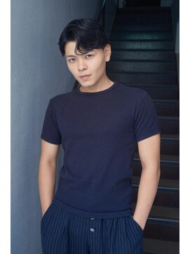 パーク(PAAQ) ガイルヘアメンズカットメンズショート韓国風毛流れパーマ