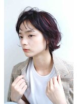 リノ エヘウ(Lino eheu)&nbsp;デザインカラー/骨格補正ショートカット/オリーブベージュ