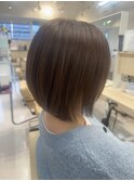 アースベージュ×ボブ