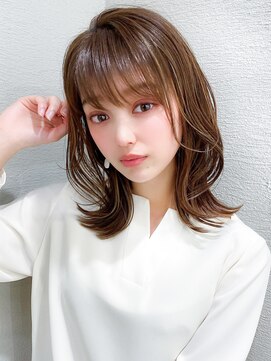 エイミーバイアフロートザガーデン 浦和店(amie by afloat the garden) 抜け感のある大人ミディアムレイヤー【浦和】