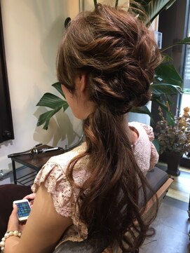 コレット ヘアー 大通(Colette hair) パーティーセット×ダウンスタイル