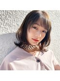 大人かわいいミディアムレイヤー/伸ばしかけ/髪質改善