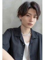 メゾンバイハバナ(maison by HAVANA)&nbsp;メンズビジネスツーブロックアップバング束感ショートマッシュ