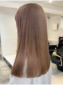 ベージュロング_アースカラーくびれヘアツートンカラー_ba370071