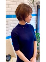 シー バイ ロンド 新宿(Sea by Lond)&nbsp;ショートボブ/アースカラー/ブラウンカラー