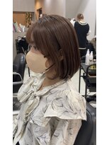 ヘアアンドメイク 心座(hair&make) ボブカット