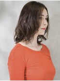 【うる艶】大人愛され無造作パーマ　ミディアムスタイル