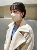 guest snap #耳掛け#ショート#マッシュライン
