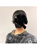 【着付け＋シニヨン】自由が丘/自由が丘駅/ヘアセット/早朝