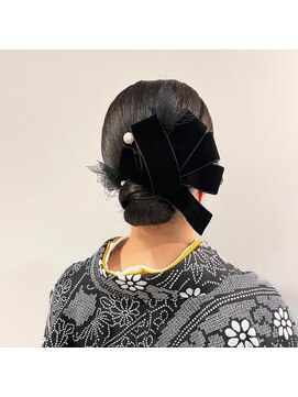 ウルー 自由が丘店(uruu) 【着付け+シニヨン】自由が丘/自由が丘駅/ヘアセット/早朝