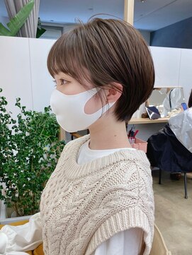 サンドシーン(sand scene) @thisiskaito表参道原宿/ショートヘア/ショートボブ/グレージュ