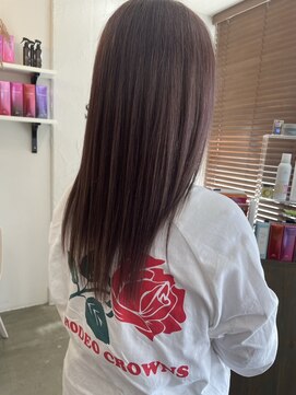 サンタフェ 名駅店(Santa'Fe) Santa'Fe式脱白髪染め白髪ぼかしカラー/ロング