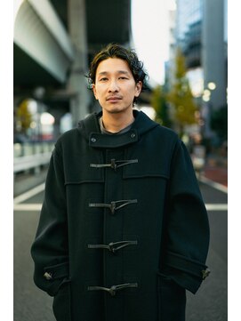 ボンド 三軒茶屋(Bond) かき上げバング×ウェーブパーマ【三軒茶屋 メンズカット Bond】