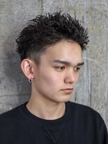 ソレイユ バイ アルフレッド(SOLEIL by alfRed)&nbsp;スパイキーショート　ツイストパーマ　メンズショート